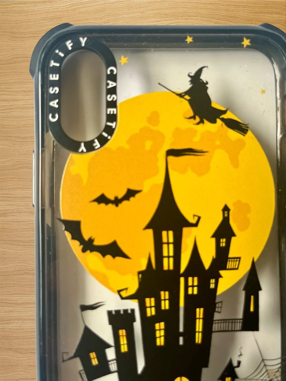 Casetify Halloween Haunted Castle iPhone Case - Yellow & Black